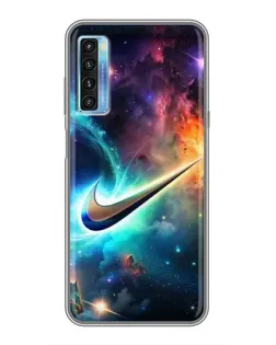 Чохол для TCL 20L з картинкою «Космічний Nike Swoosh»