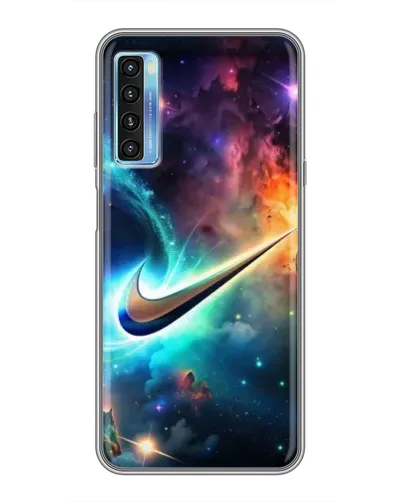 Чохол для TCL 20L з картинкою «Космічний Nike Swoosh»