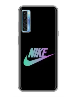 Чохол для TCL 20L з картинкою «Nike — міська ніч»