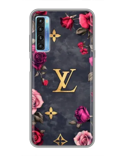 Чохол для TCL 20L з картинкою «Квітковий Louis Vuitton»