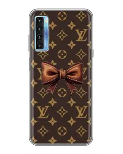Чохол для TCL 20L з картинкою «LV з бантом»