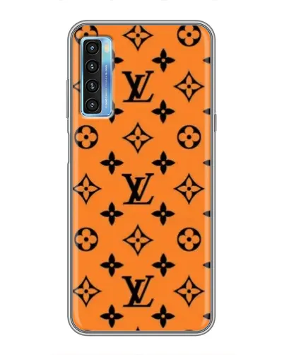 Чохол для TCL 20L з картинкою «Помаранчевий стиль LV»