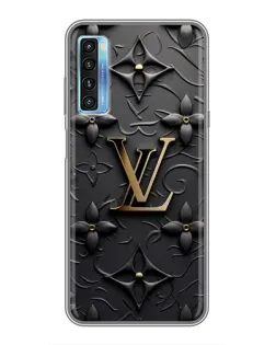 Чохол для TCL 20L з картинкою «Шкіряна текстура LV»