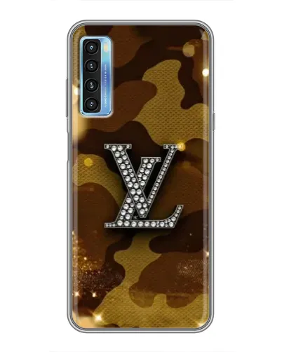 Чохол для TCL 20L з картинкою «Камуфляжний Louis Vuitton»
