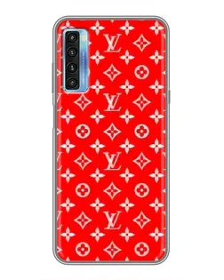 Чохол для TCL 20L з картинкою «Яскравий паттерн LV»