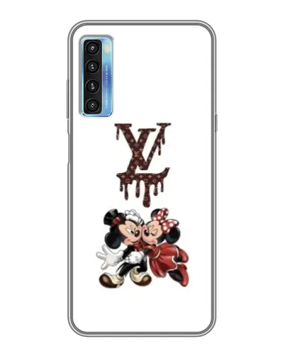 Чохол для TCL 20L з картинкою «LV та Міккі Маус»