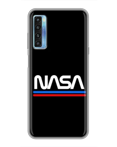 Чохол для TCL 20L з картинкою «NASA — класика Red Blue»