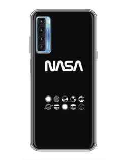 Чохол для TCL 20L з картинкою «NASA — технічний принт»