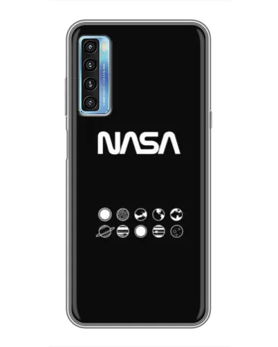 Чохол для TCL 20L з картинкою «NASA — технічний принт»