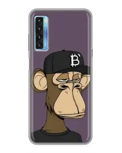 Чохол для TCL 20L з картинкою «Bored Ape в кепці»