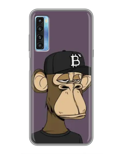 Чохол для TCL 20L з картинкою «Bored Ape в кепці»