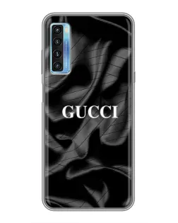 Чохол для TCL 20L з картинкою «Gucci — шовкові хвилі»