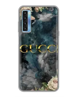 Чохол для TCL 20L з картинкою «Абстрактні квіти Gucci»