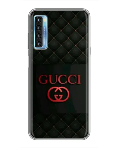 Чохол для TCL 20L з картинкою «Gucci — стьобаний чорний»