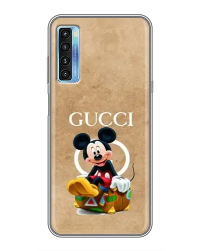Чохол для TCL 20L з картинкою «Міккі Маус Gucci — крафт»