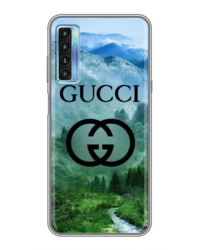 Чохол для TCL 20L з картинкою «Gucci — гірський пейзаж»