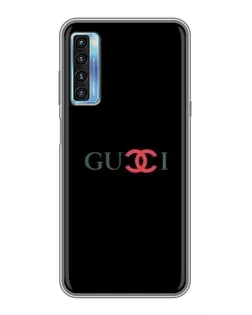 Чохол для TCL 20L з картинкою «Gucci — червоний градієнт»