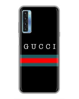 Чохол для TCL 20L з картинкою «Gucci — червоний пояс»