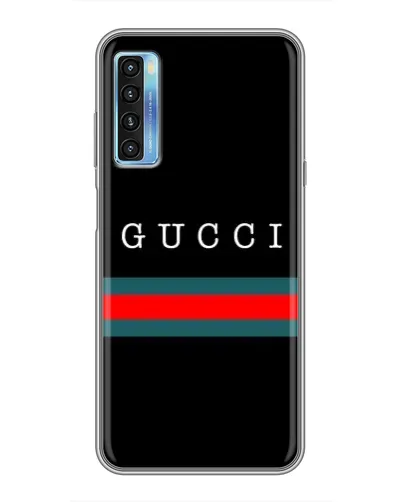 Чохол для TCL 20L з картинкою «Gucci — червоний пояс»