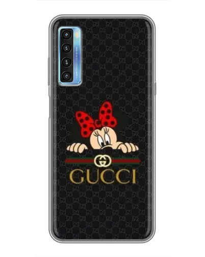 Чохол для TCL 20L з картинкою «Мінні Маус Gucci — чорний»