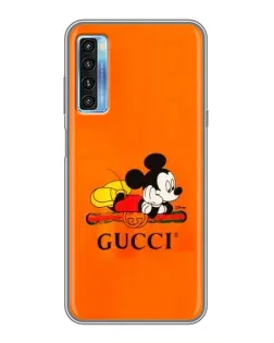 Чохол для TCL 20L з картинкою «Міккі Маус Gucci — помаранч»
