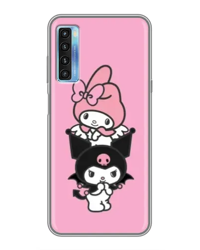 Чохол для TCL 20L з картинкою «Тріо My Melody та Kuromi»