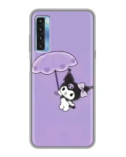 Чохол для TCL 20L з картинкою «Kuromi з парасолькою»