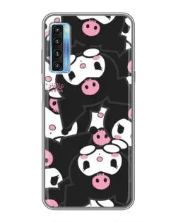 Чохол для TCL 20L з картинкою «Kuromi з сердечком»