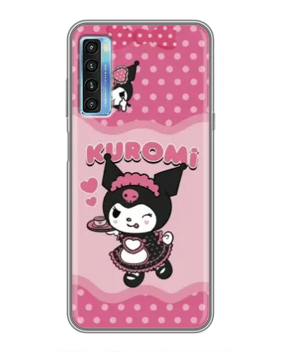 Чохол для TCL 20L з картинкою «Kuromi в окулярах»