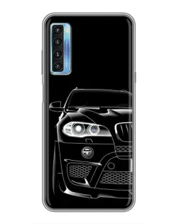 Чохол для TCL 20L з картинкою «Темний силует BMW»
