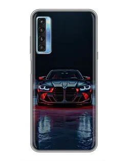 Чохол для TCL 20L з картинкою «BMW на мокрій дорозі»