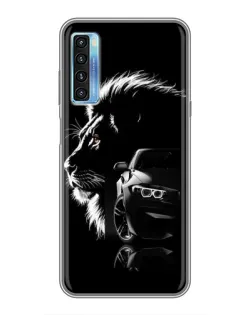 Чохол для TCL 20L з картинкою «BMW та лев»