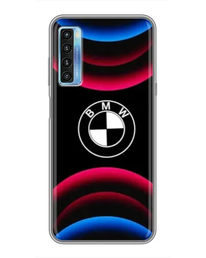 Чохол для TCL 20L з картинкою «Логотип BMW та неонові дуги» Чохол для TCL 20L з картинкою «Логотип BMW та неонові дуги»