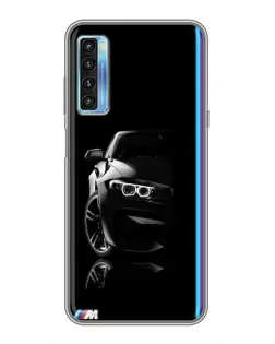 Чохол для TCL 20L з картинкою «Силует BMW в темряві»