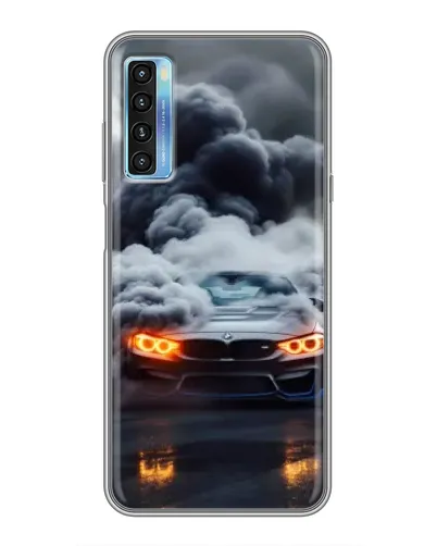 Чохол для TCL 20L з картинкою «BMW у диму» Чохол для TCL 20L з картинкою «BMW у диму»
