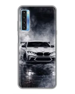 Чохол для TCL 20L з картинкою «BMW крізь туман»