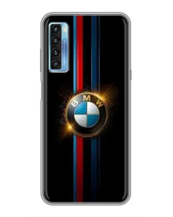 Чохол для TCL 20L з картинкою «BMW M-Power неон»