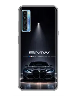 Чохол для TCL 20L з картинкою «BMW крізь нічне місто» Чохол для TCL 20L з картинкою «BMW крізь нічне місто»