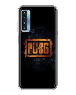Чохол для TCL 20L з картинкою «PUBG — золотий логотип»