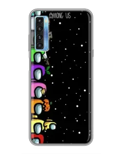 Чохол для TCL 20L з картинкою «Команда Among Us»