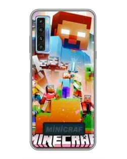 Чохол для TCL 20L з картинкою «Minecraft герої гри» Чохол для TCL 20L з картинкою «Minecraft герої гри»