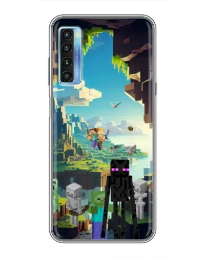 Чохол для TCL 20L з картинкою «Ендермен у лісі» Чохол для TCL 20L з картинкою «Ендермен у лісі»