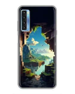 Чохол для TCL 20L з картинкою «Вид з печери»