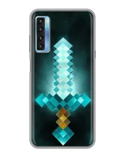 Чохол для TCL 20L з картинкою «Алмазний меч неон»