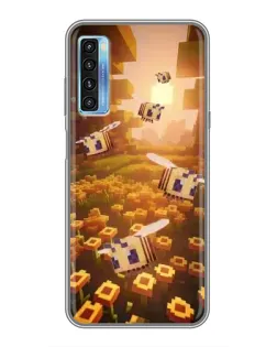 Чохол для TCL 20L з картинкою «Поле соняшників»