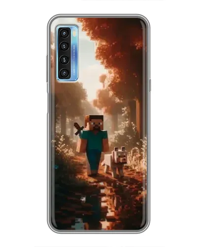 Чохол для TCL 20L з картинкою «Стів у лісі» Чохол для TCL 20L з картинкою «Стів у лісі»