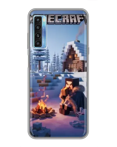 Чохол для TCL 20L з картинкою «Зимовий Minecraft» Чохол для TCL 20L з картинкою «Зимовий Minecraft»