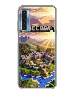 Чохол для TCL 20L з картинкою «Minecraft панорама»