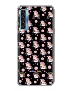 Чехол для TCL 20L с картинкой «Magic Unicorn паттерн»