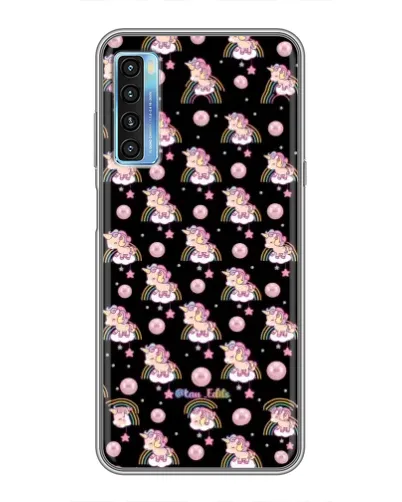 Чехол для TCL 20L с картинкой «Magic Unicorn паттерн»